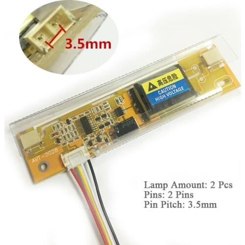 2 Lamp General inverter board Universal high pressure plate inverter dual lamp For LCD Screen/Panel/Monitor 3.5mm Pin Pitch