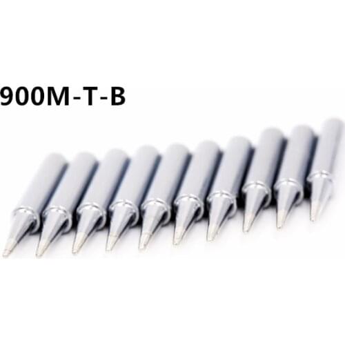 SZBFT 10pcs Solder Soldering Iron Tip 900M-T-B welding tips for Hakko Soldering Rework Station Tool free shipping