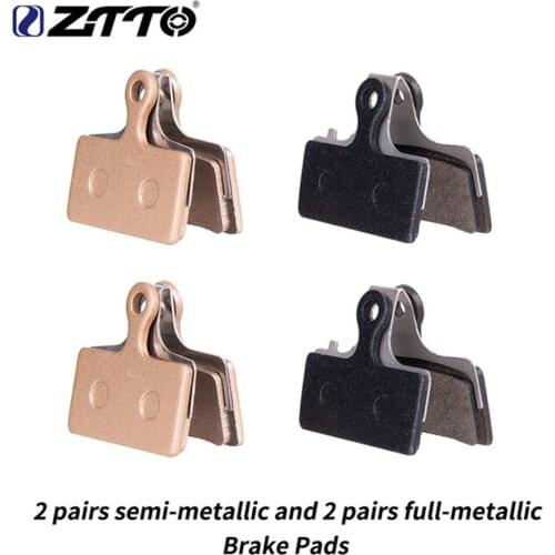 ZTTO 4 Pairs MTB Bike Resin/Full metal Brake Pads For XT SLX M975 M966 M965 M800 M775 M765 M665 M596 M595 M06 Disc Brake pad