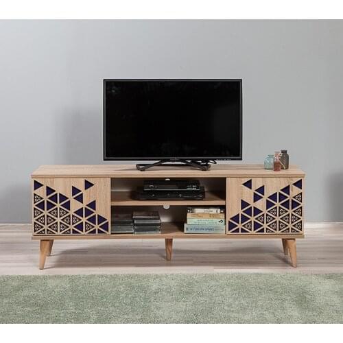 Trojan Tv Stand Triangle Blue