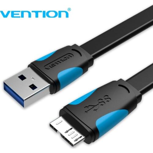 Vention Micro USB3.0 Cable 2M 0.5M Fast USB Charger Data Sync Cable USB 3.0 Mobile Phone Cable for Samsung S5 Hard Drive Disk