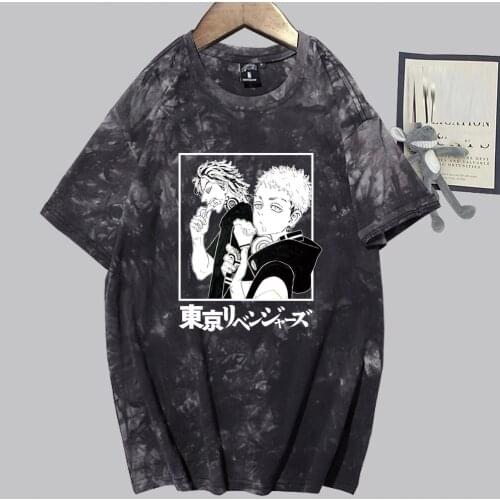 Japanese Anime Hot Tokyo Revengers T Shirt Harajuku Short Sleeve Funny Tshirt Male