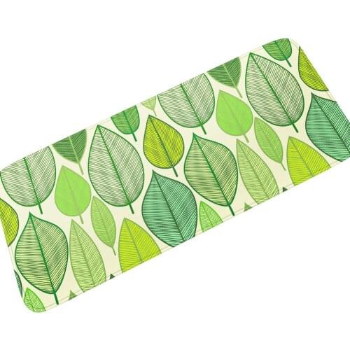 Zeegle Flannel Long Kitchen Mat for Living Room Outdoor Welcome Door Mat Kids Bedroom Bedside Rug Bathroom Foot Mat