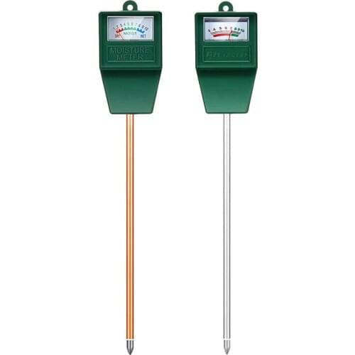 Hot 2 Pieces Soil PH Moisture Meter Set Soil Moisture Sensor Hygrometer Soil PH Meter Moisture Tester Gardening Tool Kits