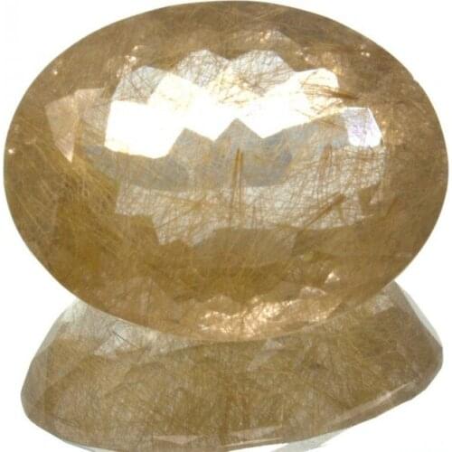 25,68ct. Rutile Quartz Oval Cut
