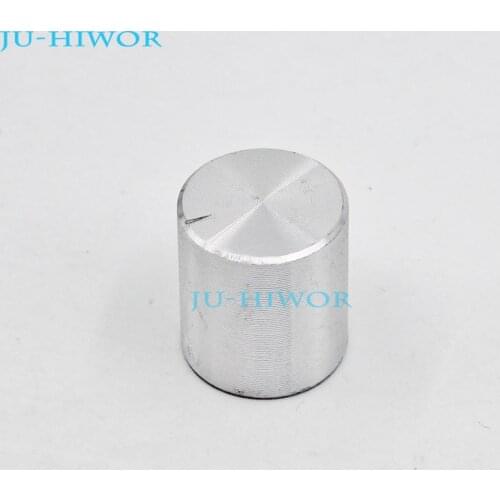 5pcs/lot) LXN15x17 Mini Aluminum Alloy Knobs Cap 15x17mm Mounting 6mm White For Rotary potentiometer Encoder Switch