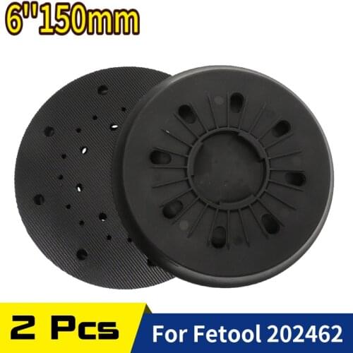 6 Inch(150mm) 33 Hole Dust Free Sanding Pad 6" Hook And Loop Backing Plate Replace FESTOOL Sander ST-STF D150/MJ2-FX-W 202462