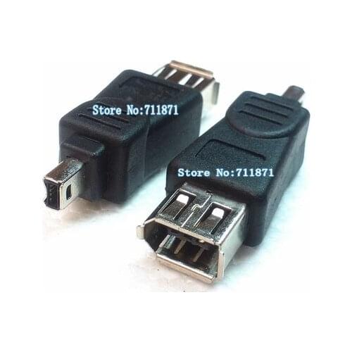 Firewire 1394 4P to 6P Adapter 1394A 4 Pins Male to 6 Pins Female Connector IEEE 1394 4 to 6Pins converter