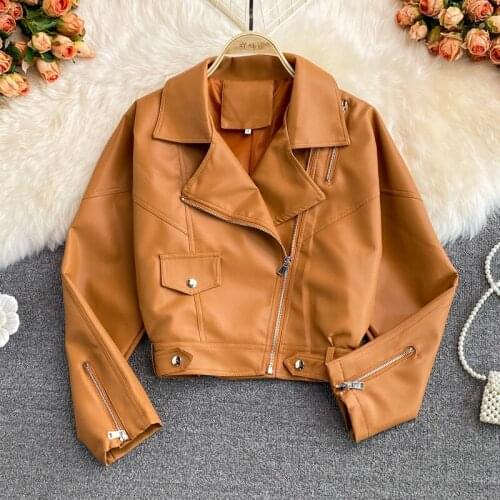 Женские кожаные куртки ALIYSWINT China At AliExpress