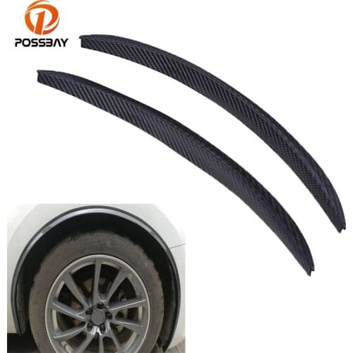 POSSBAY Car Mudguards Fender Flares Wheel Lip Car Protector Guard for Nissan Kia Mazda Honda Civic VW Polo Auto Mud Flaps