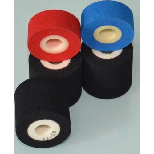 Black Diameter 36mm Height 16mm hot date code printer solid ink roll for ink roller coding machine