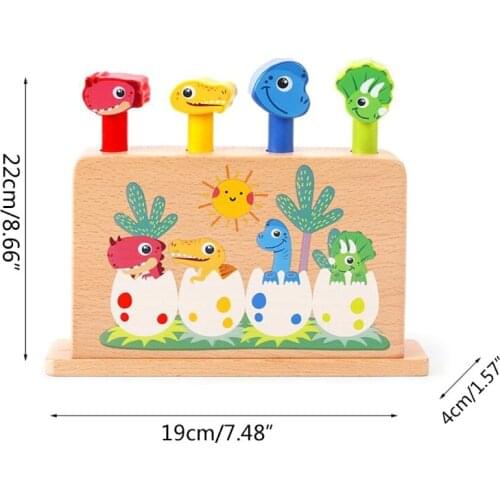 T5EC Childrens Brain Game Interest Wooden Game Educational Toy with Wooden Blocks Portable Educational Toys