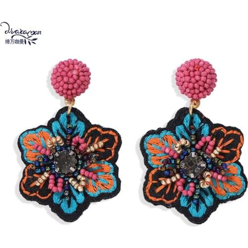 Этнические серьги Dvacaman China At AliExpress