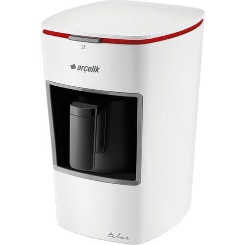 K-3300 White Mini Coffee Grounds in Turkish Coffee Machine
