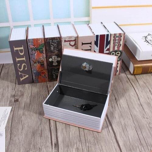 Colorful Lock Hidden Box Dictionary Book Secret Safe Security Box Money Cash Jewelry Lock Box New Fashion 18x11.5x5.5 cm