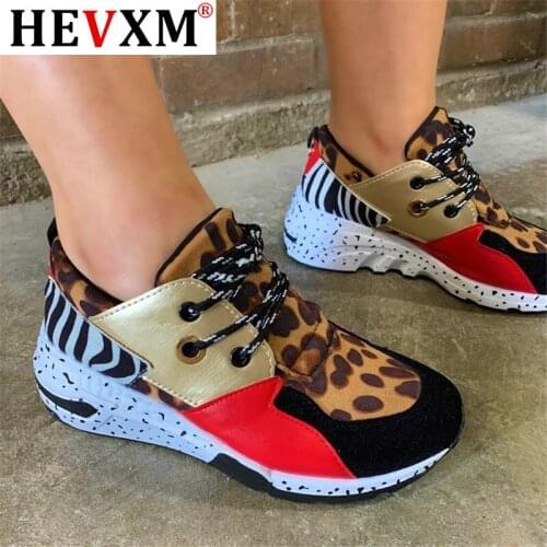 Womens Sneakers Mixed Color Leather Plus Size Thick Bottom Increased Shoes Casual Comfortable Sports Shoes Ladies Sneakers 2020