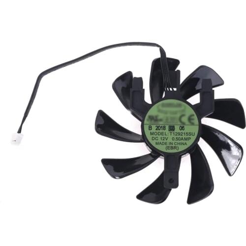 T129215SU RX 570 470D GPU Cooler Video Card Fan for Sapphire Radeon ITX Graphics