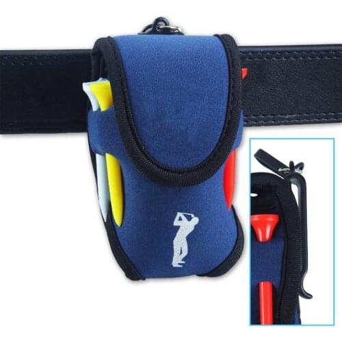 Multifunctional Portable Golf Ball Holder Mini Waist Bag Outdoor Sports Tool