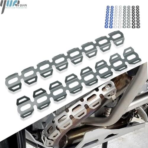 Motorcycle Exhaust Muffler Pipe Heat Shield Guards Cover Fit For BMW R1200GS LC ADV F800GS Adventure F700GS F650GS Accessories