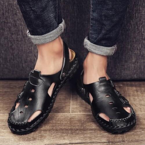 Platform erkek hombre herren sandalle beach for sandalias sandal safety sandals 2019 casual sport zandalias sandel sandles mens