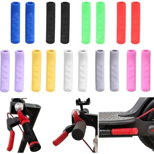 Brake Handle Lever Covers Antiskid Handle Protector Electric Scooter Cycling Protection Cover Protector Sleeve MTB Fixed Gear