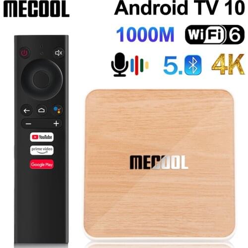Mecool KM6 Amlogic S905x4 Android 10 TV Box WiFi 6 4Gb 32Gb Google certified set top box, AV1 BT5.0, 1000M LAN