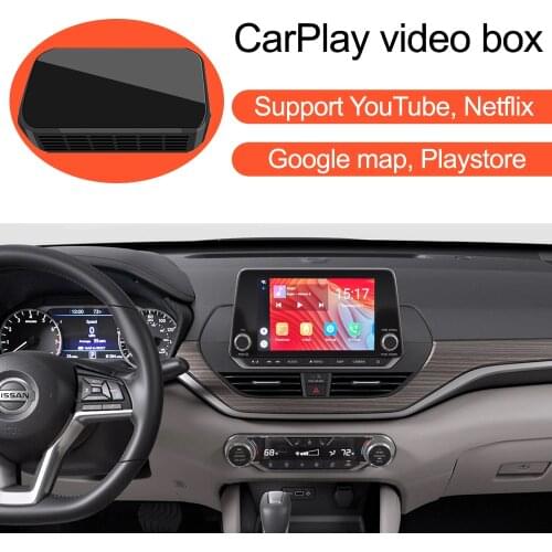 Video AI Box for Nissna Kicks Qashqai X-Trai Sylphy Altima with Built in CarPlay, Supports Mirror Link Multimedia Android WIFI