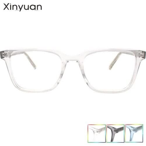 S2851E XINYUAN Womens Mens Eyewear Square Myopia Spectacles Frames Ladies Transparent Optical Eye Glasses