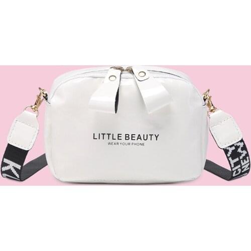 Mini Women Laser Crossbody Bag Messenger Shoulder Bag PVC Jelly Small Tote Messenger Candy Colors Bags Laser Holographic