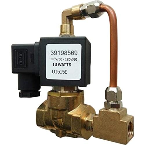 39198569 Sewage Drain Solenoid Valve for Ingersoll Rand Screw Air Compressor Part 42590083 110V