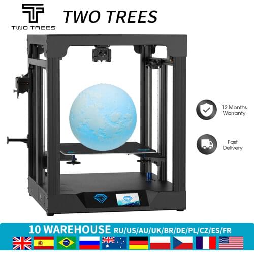 TWO TREES® Sapphire Plus Core XY 3D Printer With Full Metal Body/Double Linear Guide/BMG Extruder/Power Resume/Filament Detect