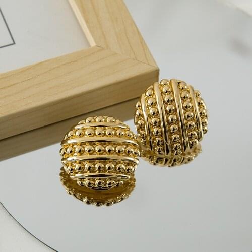 8 Kinds Elegant Round Earrings Combination Set For Woman Valentines Day Gift Sister Style Fashion Jewelry Party Accessories