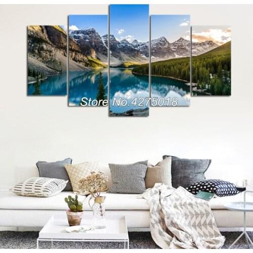 DIY Diamond Painting Cross Stitch Kits Full Diamond Embroidery 5D Square Mosaic Mountain lake natural landscape ML345