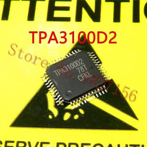 TPA3100D2 QFP authentic audio LCD driver chips[Old version datasheet] 20-W STEREO CLASS-D AUDIO POWER AMPLIFIER