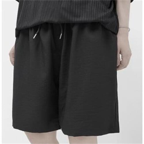 Large couples dark Yamamoto mens casual pants quarter shorts mens summer thin pants mens