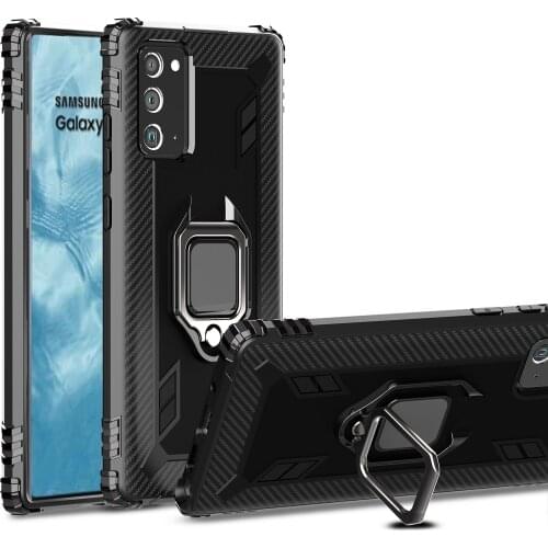 For Samsung Galaxy A51 A71 A01 A11 A21S A31 A41 Case Soft Silicone carbon fiber Ring protect back cover for samsung M31S M51