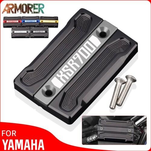 For Yamaha XSR900 Tracer XSR 900 2016 - 2021 2017 2018 2019 CNC Aluminum Motorcycle Brake Fluid Fuel Reservoir Tank Cover Cap