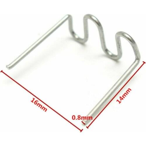 Hot Welding Staple Tool Stainless steel Silver Set Pre-cut 0.8mm For Car Bumper Repair Welder