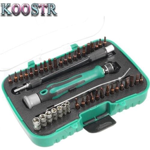 HLZS-6093A 45 in 1 Multi-functional Precision Screwdriver Set S2 Alloy Steel Repair Tool Kits