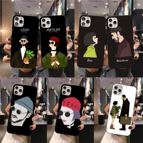 Leon Uncle Girl Phone Case for iphone 12 pro max 11 pro XS MAX 8 7 6 6S Plus X 5S SE 2020 XR case
