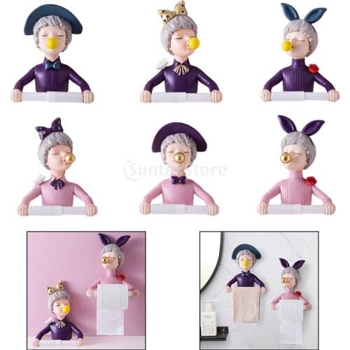 Creative Chic Bubble Girl Bathroom Standard Toilet Paper Holder for Restroom