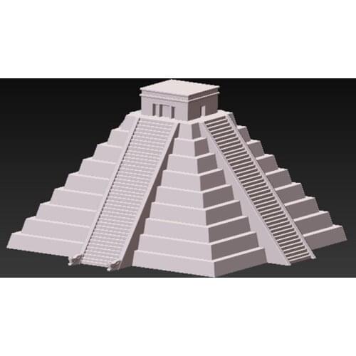 3d model for cnc or 3d printer in STL file format Chichen Itza