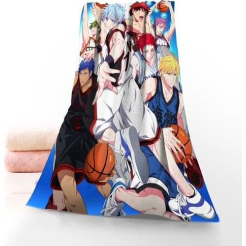 New Custom Kuroko no Basket Towel Printed Cotton Face/Bath Towels Microfiber Fabric For Kids Men Women Shower Towels 70X140cm
