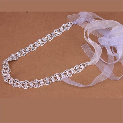 Luxury Handmade Bridal Belt Wedding Belts Sashes Rhinestone Crystal Beads Belt For Bridal Gowns