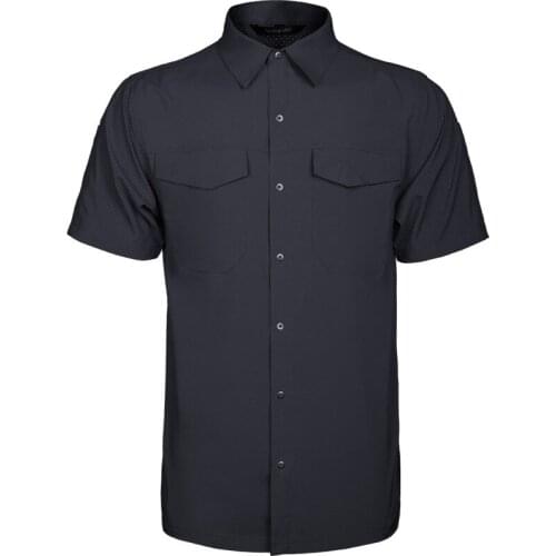 Shirt Thin Mesh Breathable Lapel Tops Male Summer Quick Dry Short Sleeve Shirt Mens Outdoor Hiking Sports Military Fans Tactical