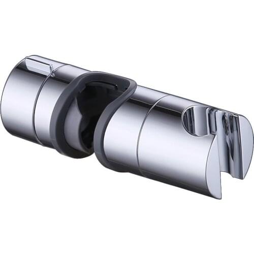 Bathroom Replacement Shower head accessories Hand Shower head Bracket for Slide Bar Adjustable 18-25MM O.D., Chrome Plated