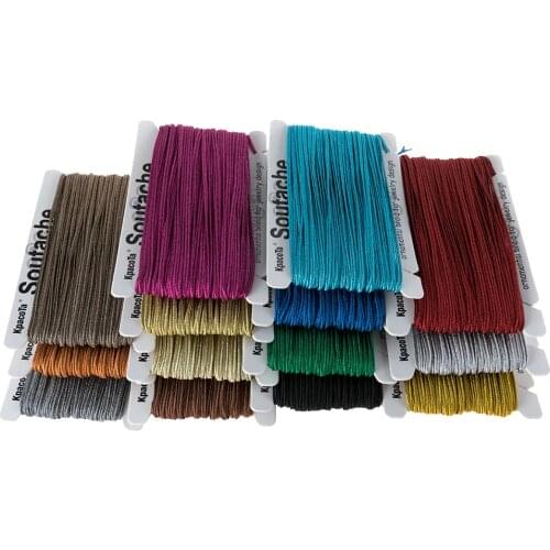 Soutache Metallic Colors 31meters Jewelry Material Snake Belly Cord Decor Braid Manual DIY Jewelry Making Accessories earrings