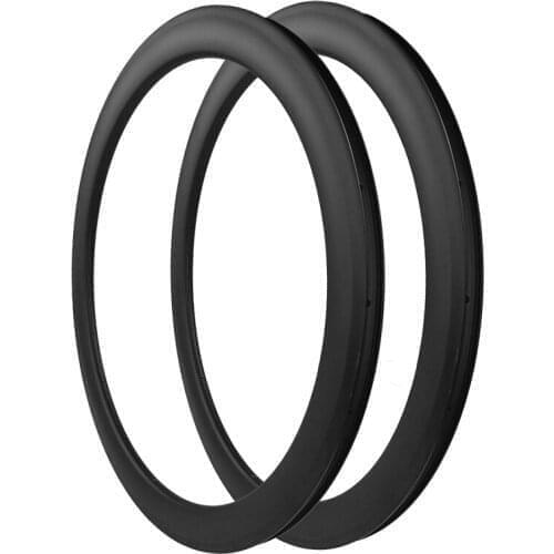 Special Price 25mm Wide 50mm Deep Toray Carbon Road Bike Tubeless Rims With Basalt Brake
