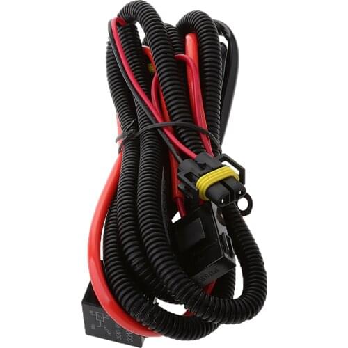 Heavy Duty H1 H7 9145 9012 5202 40A 12V Relay Harness Xenon HID Wiring Kit