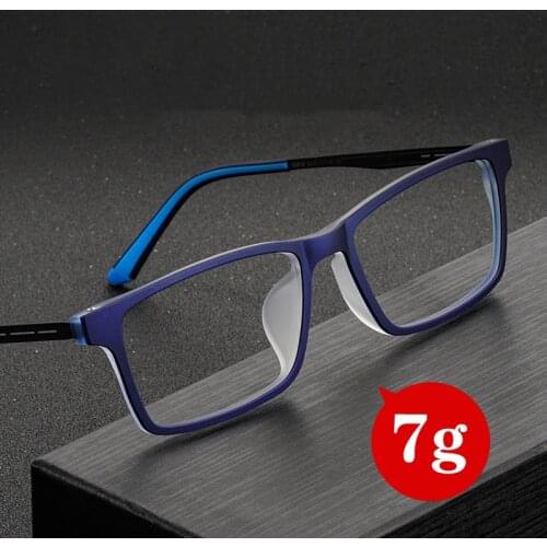 Mens Pure Titanium Spectacle Frame High Quality TR90 Spectacle Frame Business Full Frame Myopia Optical Spectacle Frame 98816